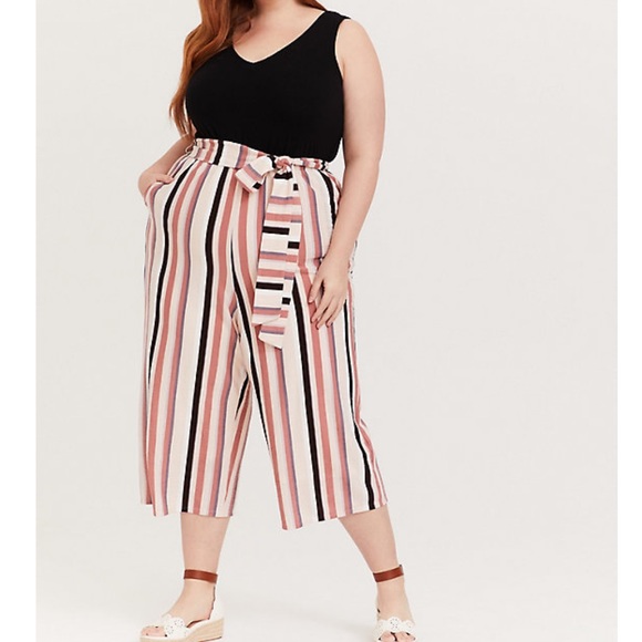 torrid Pants - Torrid multi stripe sleeveless jumpsuit, Sz. 2X